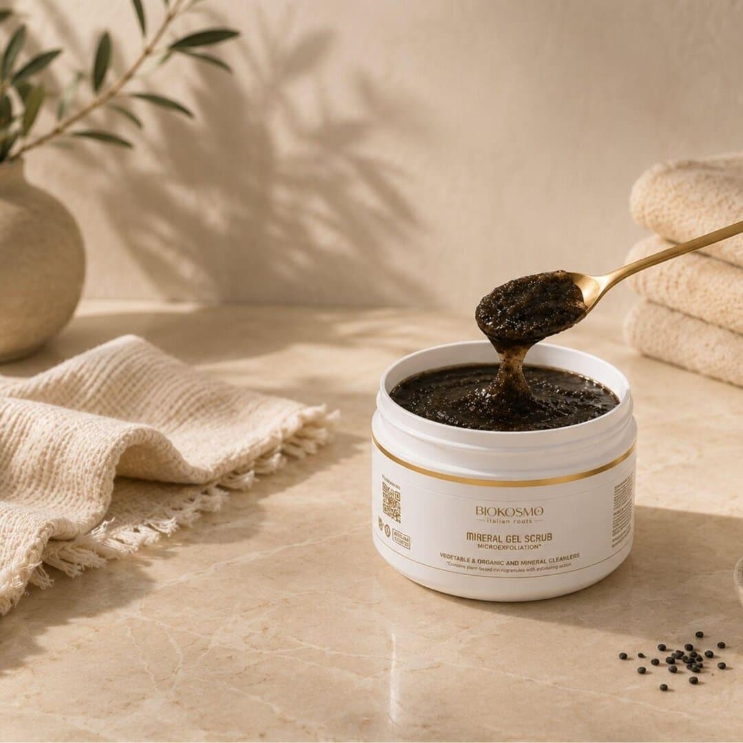 scrub corpo esfoliare pelle biokosmo