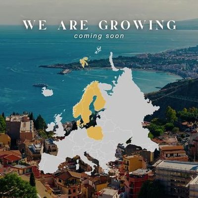 Biokosmo crescita internazionale: mappa della rete distributori in Europa